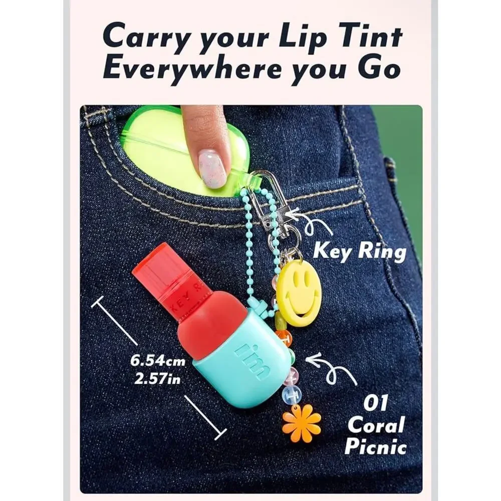 I'm Meme Color Key Ring Water Gel Lip Tint - Red Lover